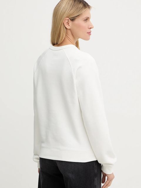 Kenzo bluza bawełniana damska kolor biały z nadrukiem FG52SW2054MJ