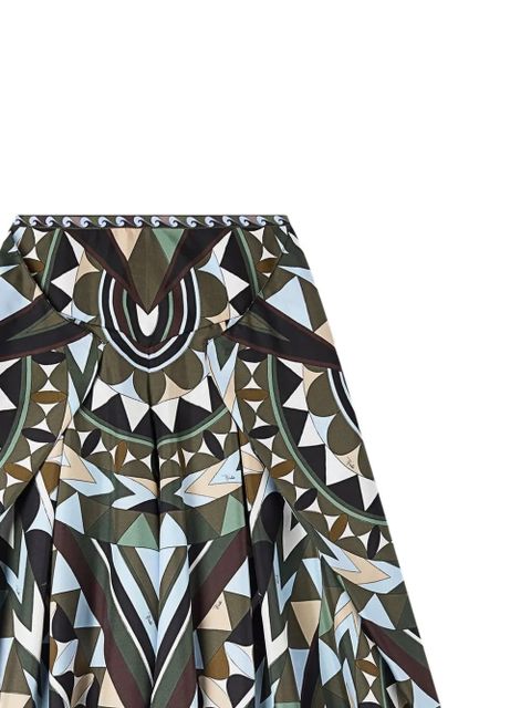PUCCI geometric-print trousers - Green - zdjęcie produktu nr 2