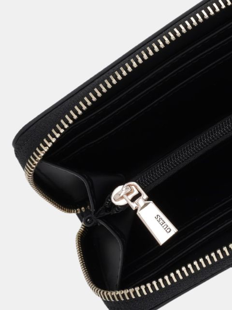 Guess portfel JANE damski kolor czarny SWVG98 91140