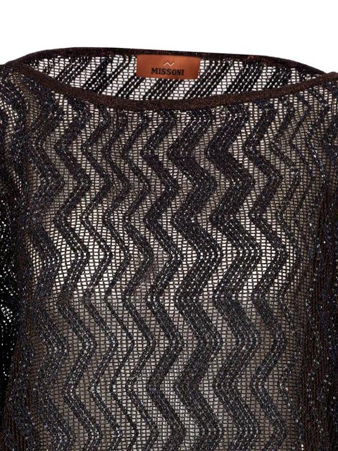 Missoni sequin knitted kaftan - Black