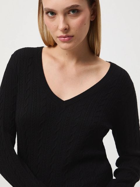 Medicine sweter damski kolor czarny - zdjęcie produktu nr 2