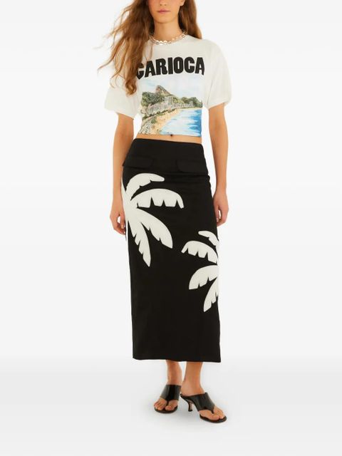 FARM Rio graphic-print T-shirt - White - zdjęcie produktu nr 2