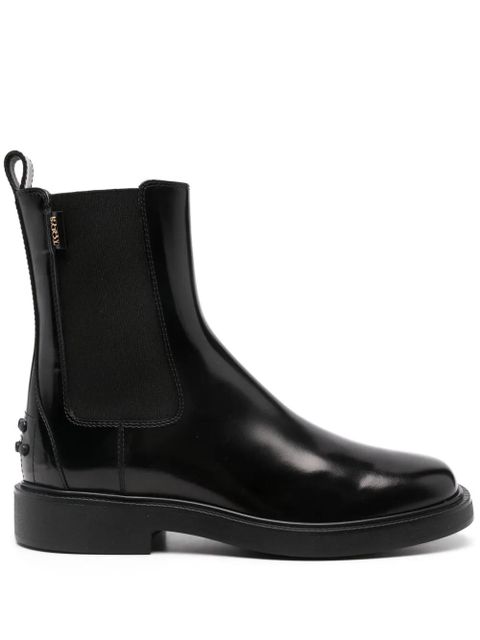 Tod's logo-tag boots - Black - zdjęcie produktu nr 1
