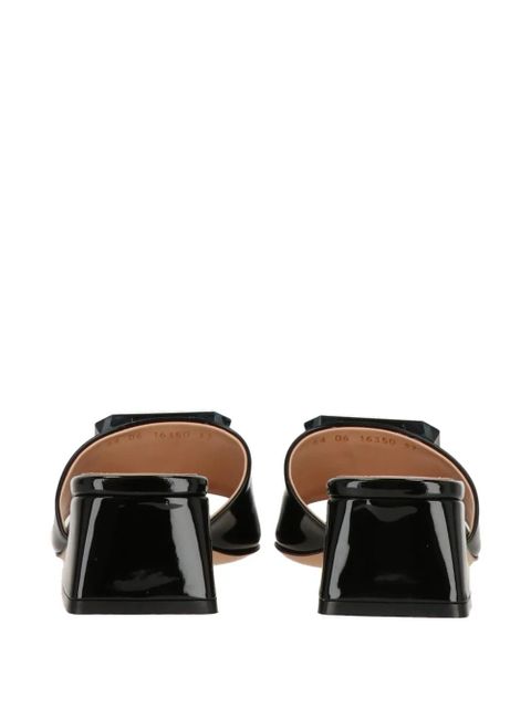 Gianvito Rossi stone-embellishment sandals - Black