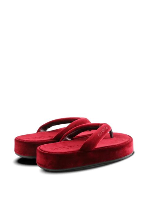 Balenciaga Jet Lag sandals - Red