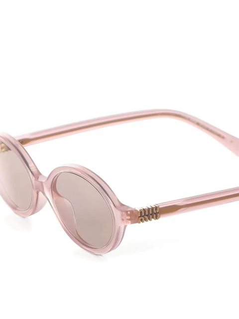 Miu Miu Eyewear oval-frame sunglasses - Pink