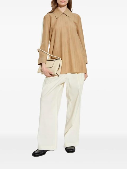 Jil Sander pinstriped blouse - Neutrals - zdjęcie produktu nr 2