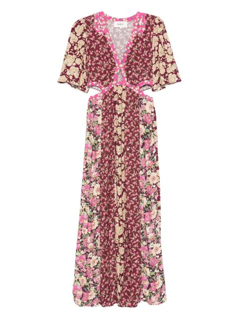 Ba&Sh Ilma cut-out floral maxi dress - Pink - zdjęcie produktu nr 1
