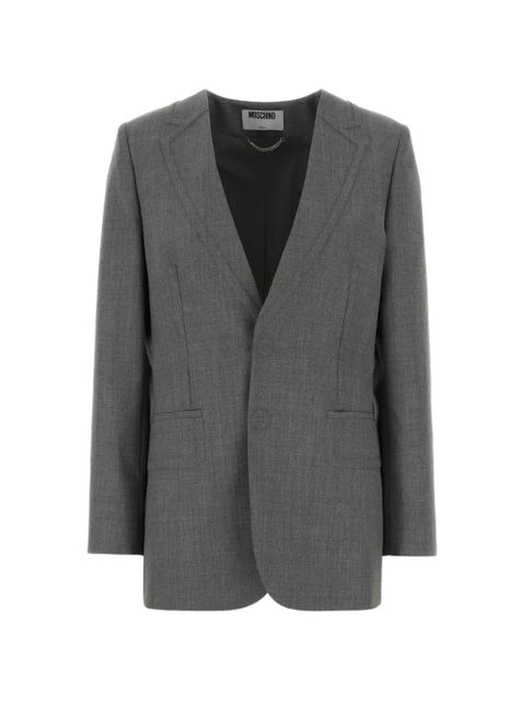Moschino lapel blazer - Grey - zdjęcie produktu nr 1