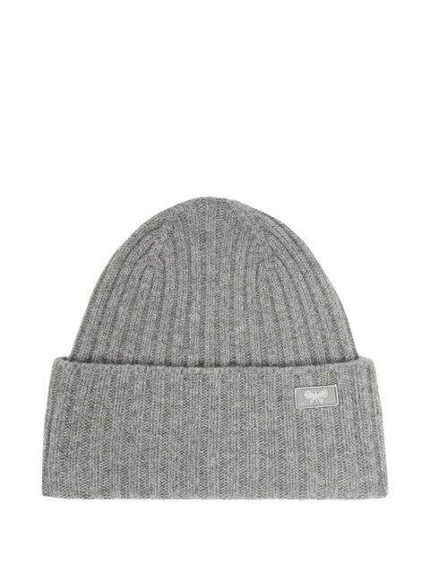 Weekend Max Mara ribbed wool beanie - Grey - zdjęcie produktu nr 1