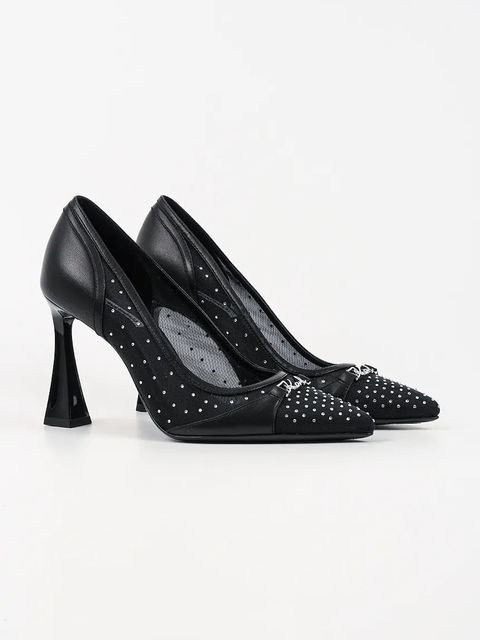 Karl Lagerfeld szpilki DEBUTANTE kolor czarny KL32011S - zdjęcie produktu nr 2