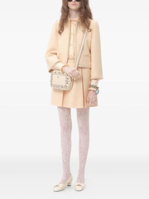 Valentino Garavani mini Crepe Couture skirt - Neutrals