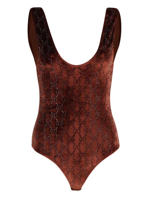 Gucci cotton bodysuit - Brown - zdjęcie produktu nr 1