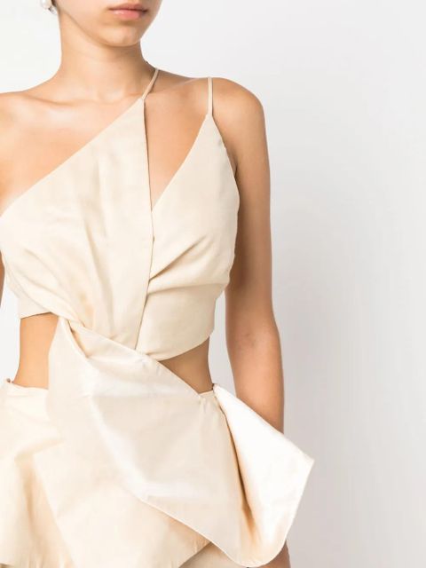 Cult Gaia Maee asymmetric-design dress - Neutrals