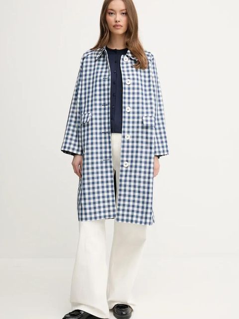 Sisley kardigan damski kolor granatowy lekki 17Q3M5203