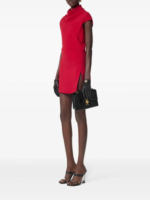 Versace draped front-slit mini dress - Red - zdjęcie produktu nr 2