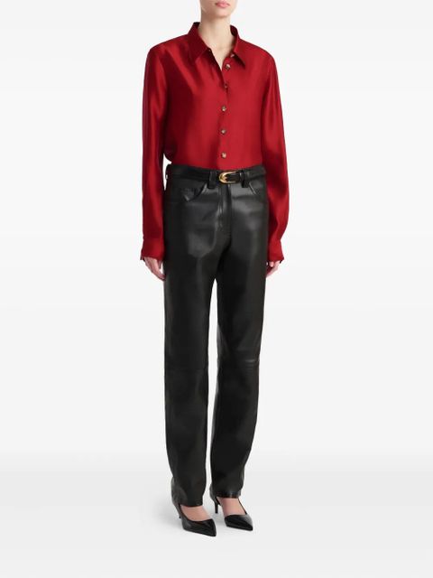 KHAITE buttoned shirt - Red