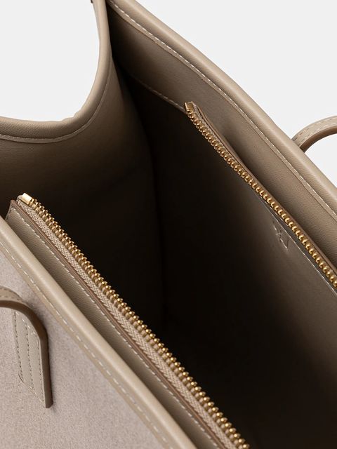 Tommy Hilfiger torebka kolor beżowy AW0AW18215