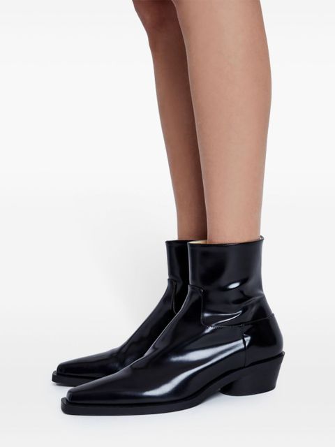 Proenza Schouler 40mm Bronco ankle boots - Black