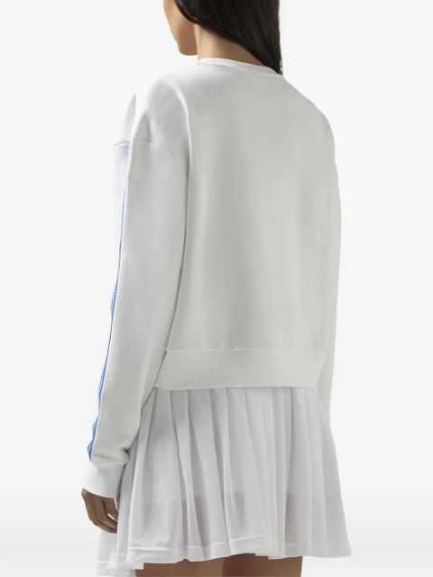 GCDS logo-detail sweatshirt - White