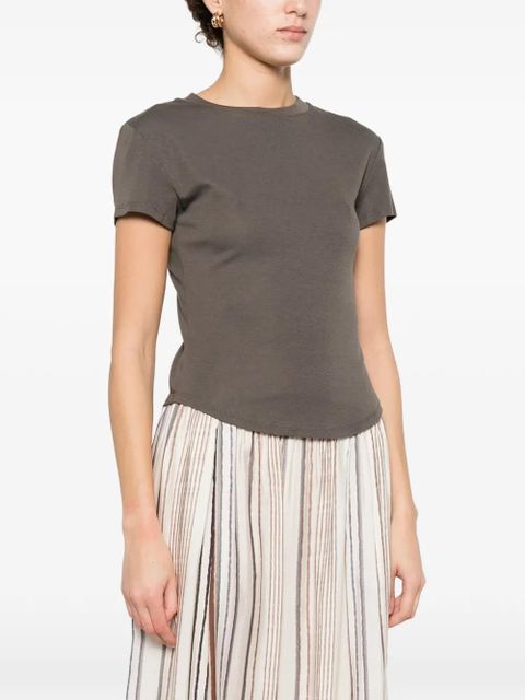 Eleh round neck T-shirt - Brown