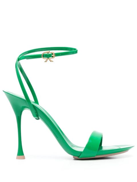 Gianvito Rossi Ribbon 105mm sandals - Green - zdjęcie produktu nr 1