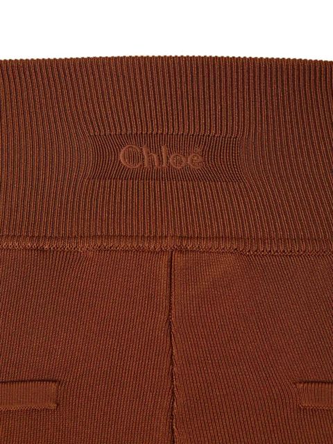 Chloé jacquard stirrup trousers - Brown