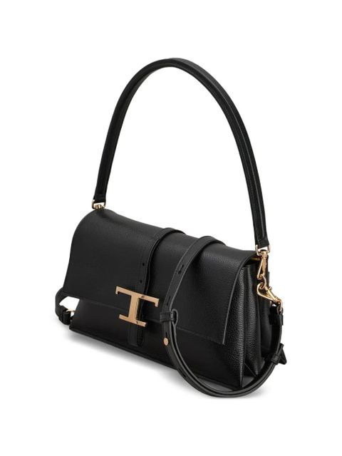 Tod's T-logo shoulder bag - Black
