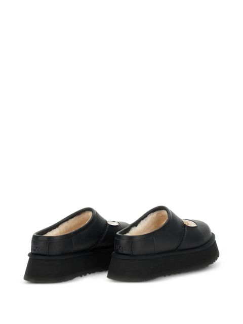 UGG Bea platform leather mules - Black