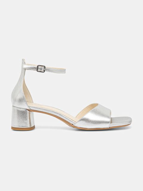 Vagabond Shoemakers sandały skórzane PIPER kolor srebrny 5921-083-79 - zdjęcie produktu nr 2