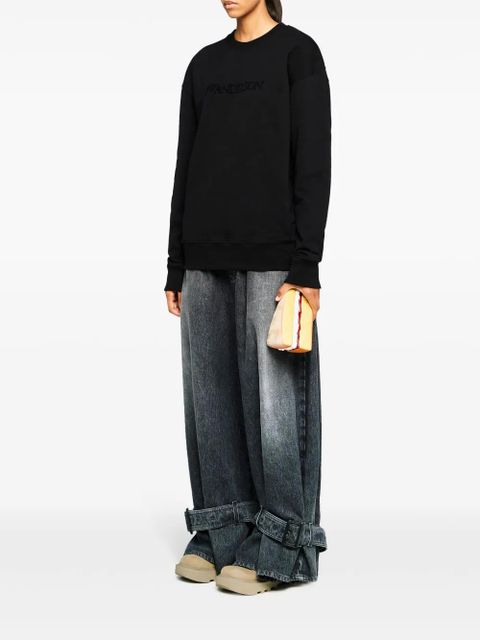JW Anderson Classic logo-embroidered sweatshirt - Black