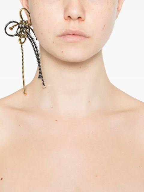 Jean Paul Gaultier polish-finish earrings - Gold - zdjęcie produktu nr 2