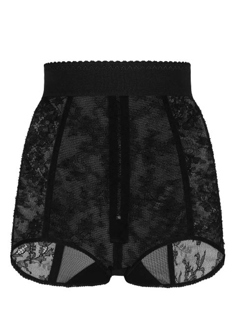 Dolce & Gabbana lace-detailing high-waist culotte briefs - Black - zdjęcie produktu nr 1