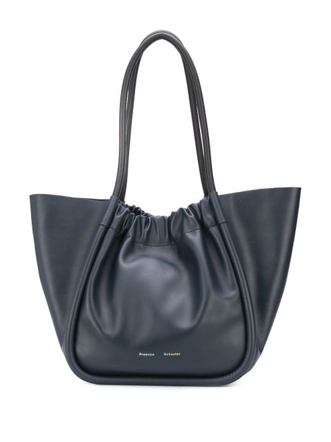 Proenza Schouler L Ruched tote bag - Blue - zdjęcie produktu nr 1