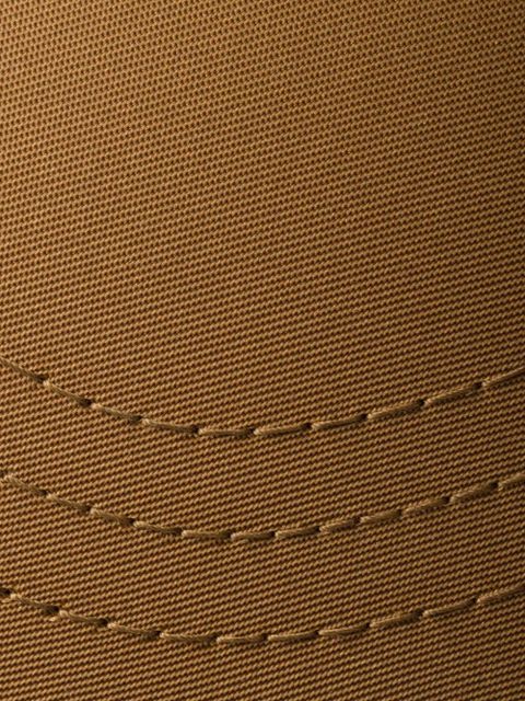 Prada logo-triangle baseball cap - Brown