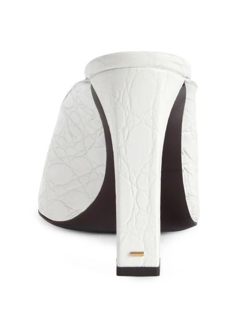 Giuseppe Zanotti 105mm leather sandals - White