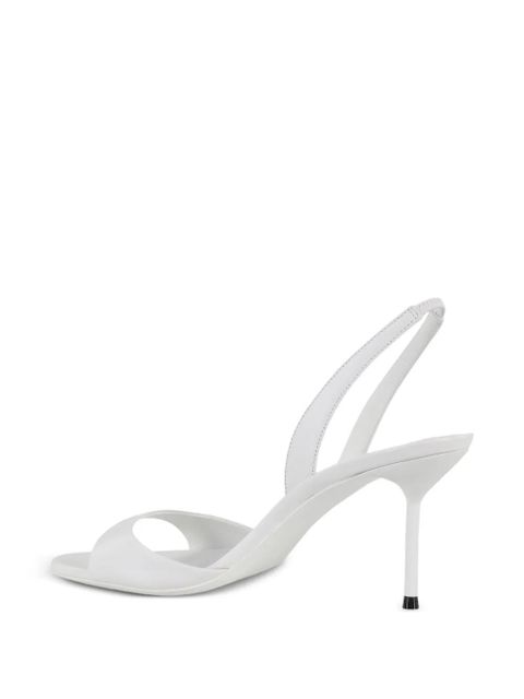 Paris Texas 75mm Lidia slingback open-toe sandals - White - zdjęcie produktu nr 2