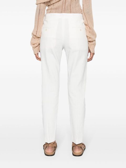 ISABEL MARANT Nolena cigarette-fit trousers - White