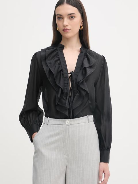 Haveone bluzka z falbanką damska z lyocellem - zdjęcie produktu nr 2