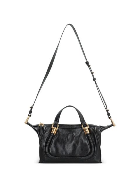 Chloé small Paraty 24 leather tote bag - Black