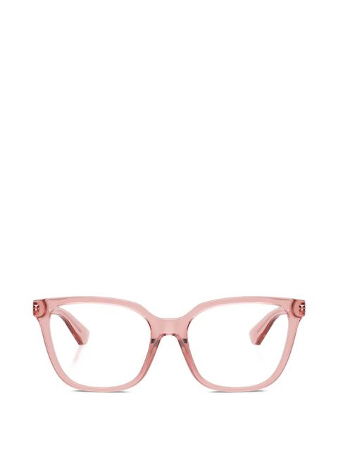 Burberry Eyewear square frame glasses - Pink - zdjęcie produktu nr 1