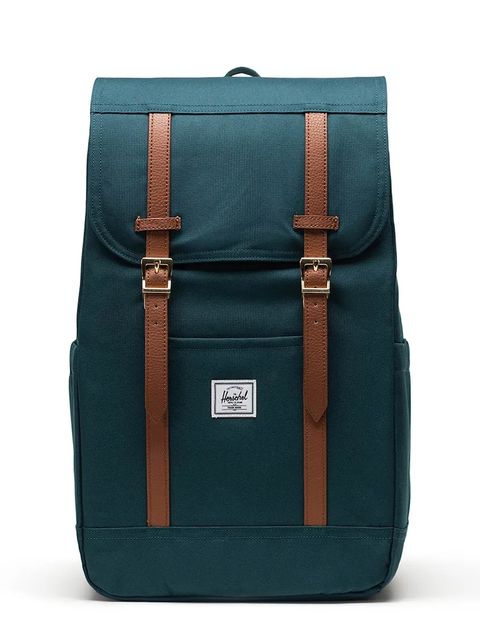 Herschel plecak Retreat™ 23 L kolor zielony duży gładki 11397-06551-OS - zdjęcie produktu nr 1
