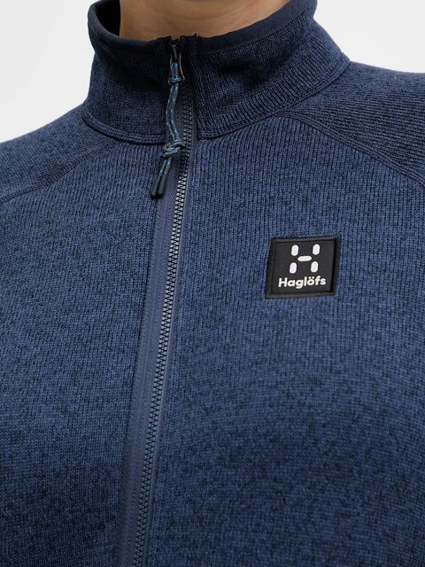 Haglöfs bluza outdoorowa Risberg damska kolor granatowy gładka 607384