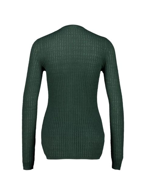 Gabriela Hearst Emma pointelle cardigan - Green - zdjęcie produktu nr 2