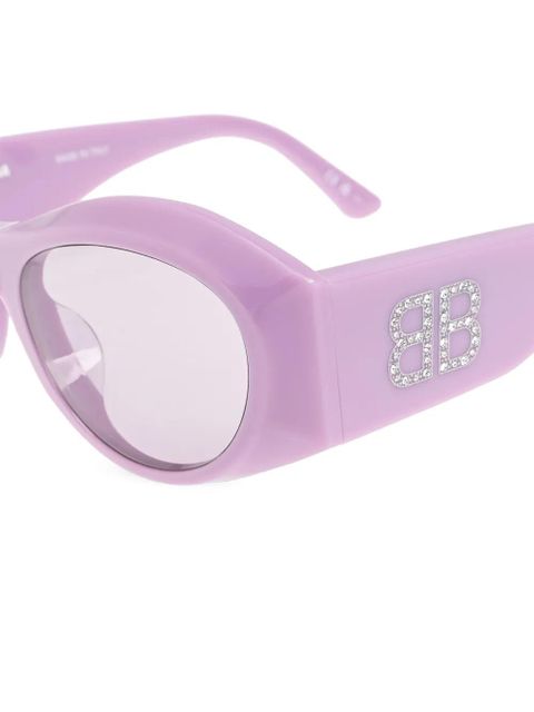 Balenciaga Eyewear oval-frame sunglasses - Purple