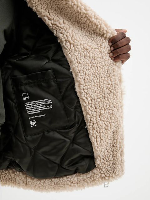 Marc O'Polo ramoneska zamszowa kolor zielony przejściowa 5000006603