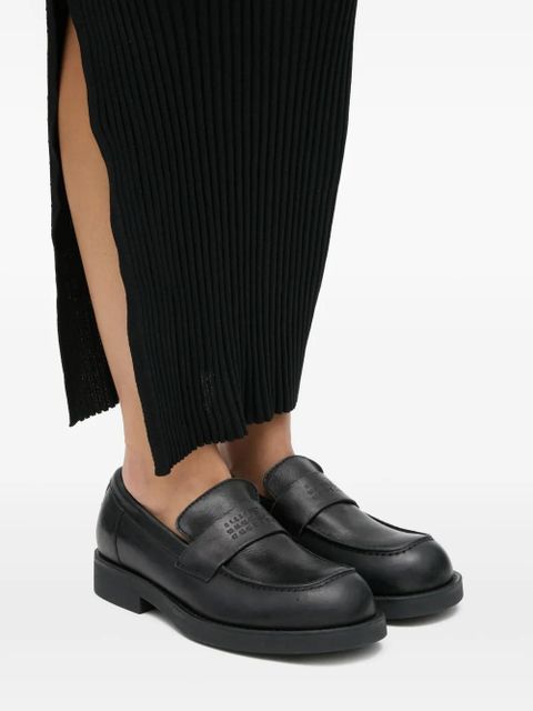 MM6 Maison Margiela round-toe loafers - Black