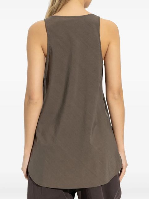 LEMAIRE scoop-neck top - Brown - zdjęcie produktu nr 2