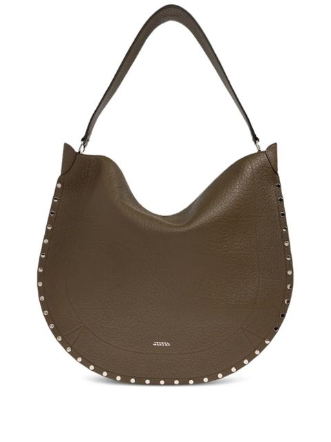 ISABEL MARANT Oskan studded shoulder bag - Green - zdjęcie produktu nr 1