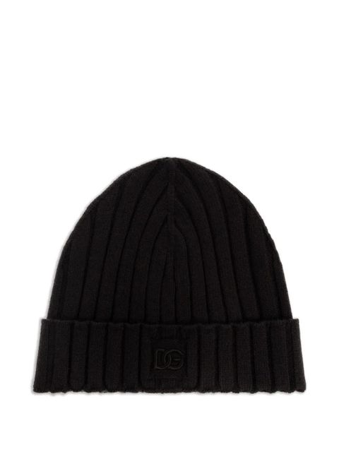 Dolce & Gabbana ribbed logo hat - Black - zdjęcie produktu nr 1